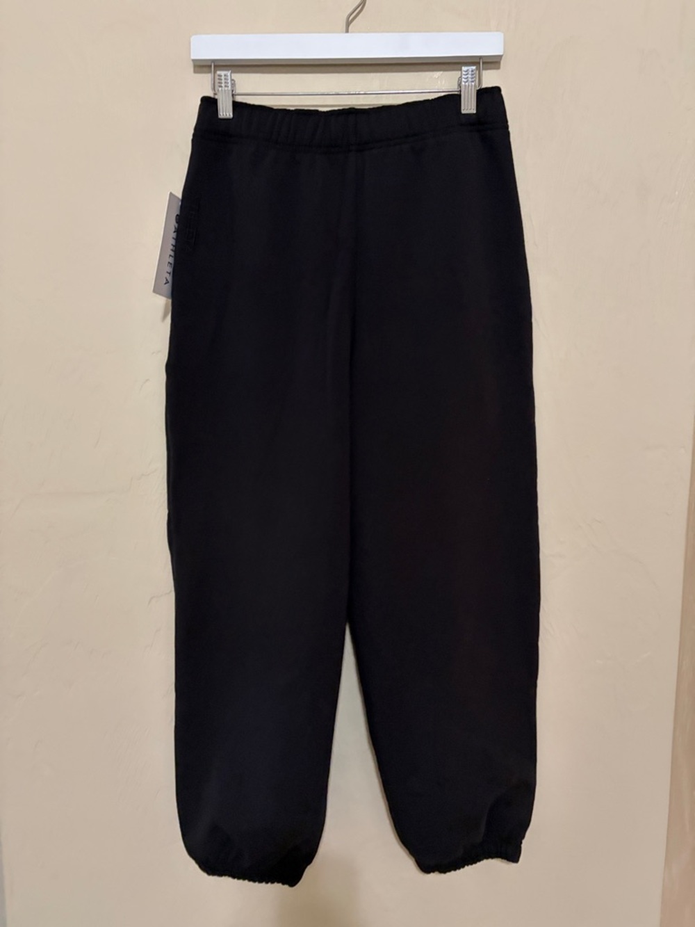 Athleta Black Forever Fleece Jogger. New with Tags! Petite Xs - Picture 9 of 9